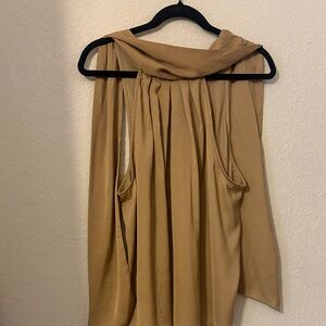 Banana Republic Camel Sleeveless Blouse